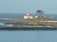 S6300776 Battery Point Lighthouse overlooking Crescent City Harbor.