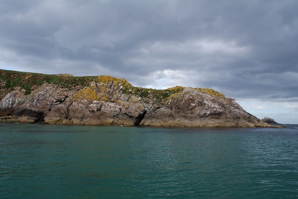 At anchor in bay on south side of saltees