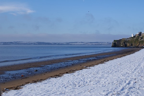 Duncannon Beach in colder months