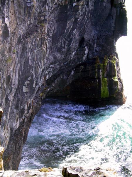 Sea cave off The Old Head of Kinsale