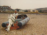 Dad proud of his new boat 1980ish