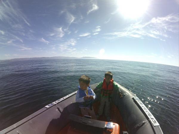 San Clemente California. Whale watching. This day we came across 5 blue whales!