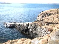 Helliar Holm lighthouse pier, Orkney