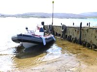 Fara pier - south side, Scapa Flow, Orkney