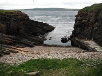 More detailled view of the Haven landing place - note the tide running as soon as you exit