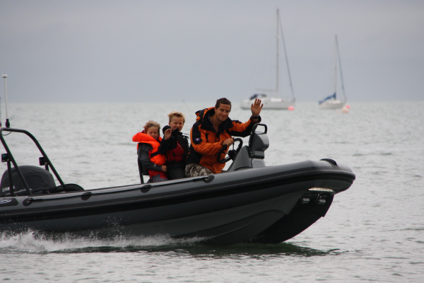 C-Fury being enjoyed by the Grylls family in North Wales last summer.