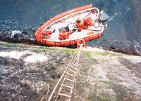 Old Task Force boat "Blossom" resupplying Rockall occupation