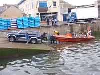 Eyemouth slip, a tad steep but nice to launch off 2hrs either side of high tide