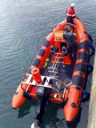 Vixen in Seahouses harbour