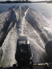 Test drive on a local lake County Clare, Ireland