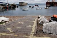 Castletown Slipway today at low tide