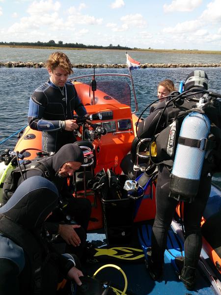 Just some divers on the boat