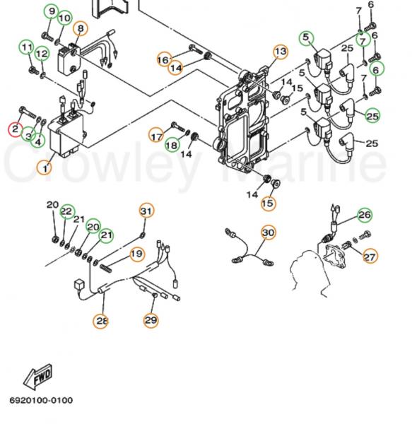 Ignition Frame Fixing