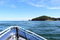 Returning to Crescent Beach, off of Maine Island ready to enter Georgia Straight.