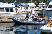 Kids on trip from Crescent Beach to Pender Island via Boat Passage then to Ganges Harbor, Salt Spring Island.