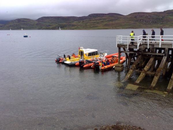 On a charity rib raid at Tighnabruich