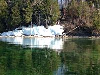 The last of the lake ice on the north shore of Georgina Island