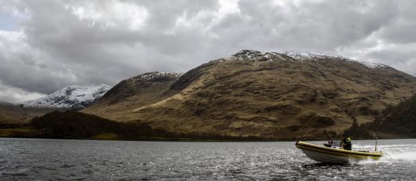 RIB on Loch Etive