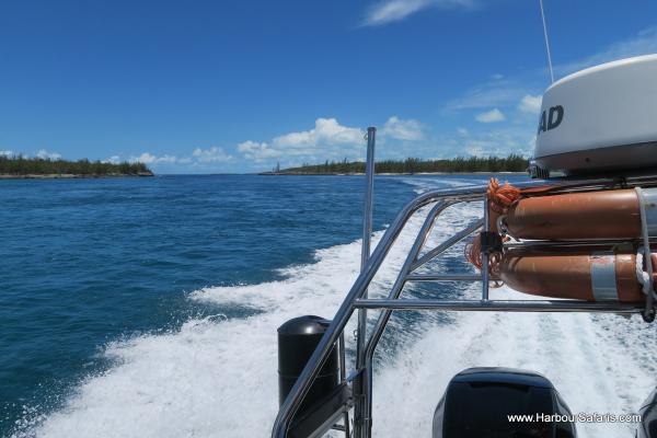 Running through Eleuthera from Nassau