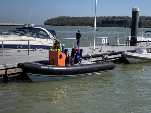 Tickler at Cowes on her maiden'ish voyage