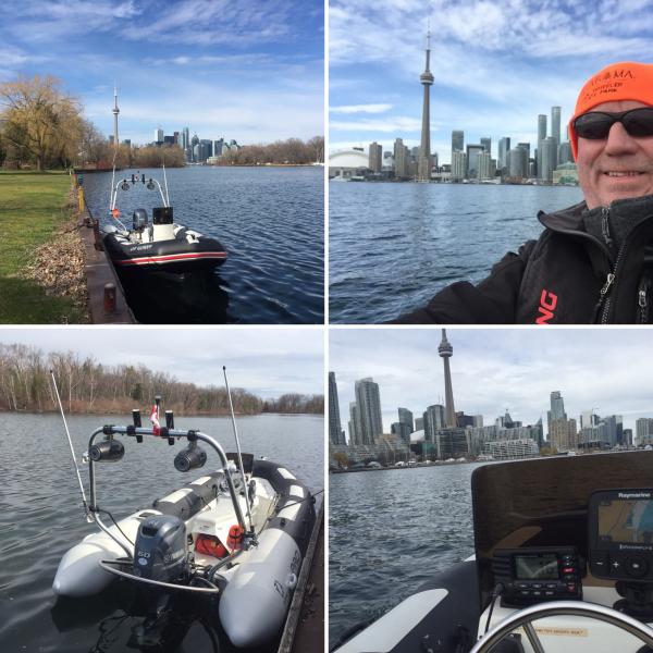 Toronto Island cruising April 2016.