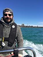 First cruise on Lake Ontario, April 8 2017