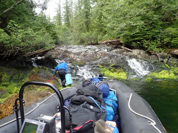 Fresh water stop