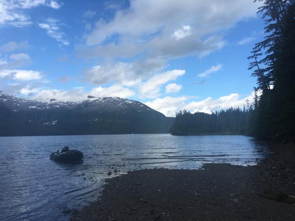 About 8 miles out of Whittier, Alaska