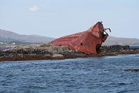 Taken in 2013 Bantry Bay rocks North of Roancarraig. Lay there for years and dissappeared around 2016 in a storm