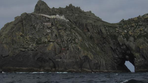 InisTuaisceart lighthouse and arch - one of the Blaskets Sept 2019