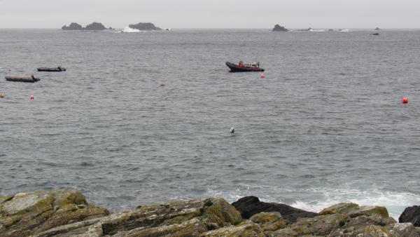 At anchor off the Great Blasket