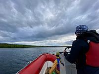 Big Lake Alaska. 1st trip with console operational.