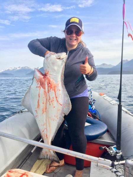 Halibut from a Rhib.