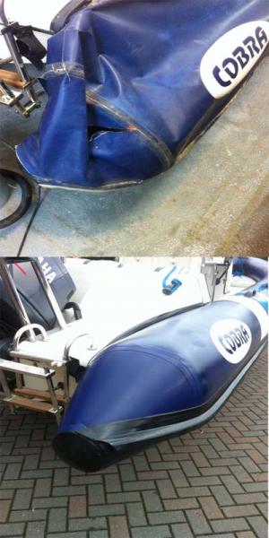 Cobra Rib repair by replacing the cone end.