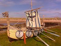 My next boat! (Port Errol Harbour/aka Cruden Bay) 
Derek Thomson (Harbour Master) built it for the Cruden Bay Gala and a good job too. More details...