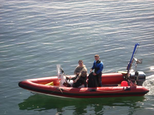 My old boat heading out of seahouses