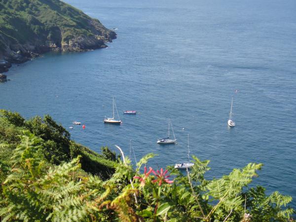 A view down to Blue Ray (Trevor G) and Into the Red - Sark