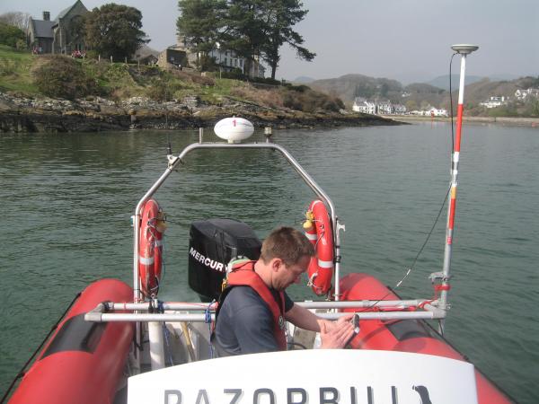 Bathymetric Survey using 'Razorbill' - N Wales